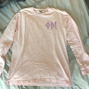 Phi Mu comfort colors t shirt size small
